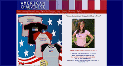 Desktop Screenshot of americanchauvinist.us